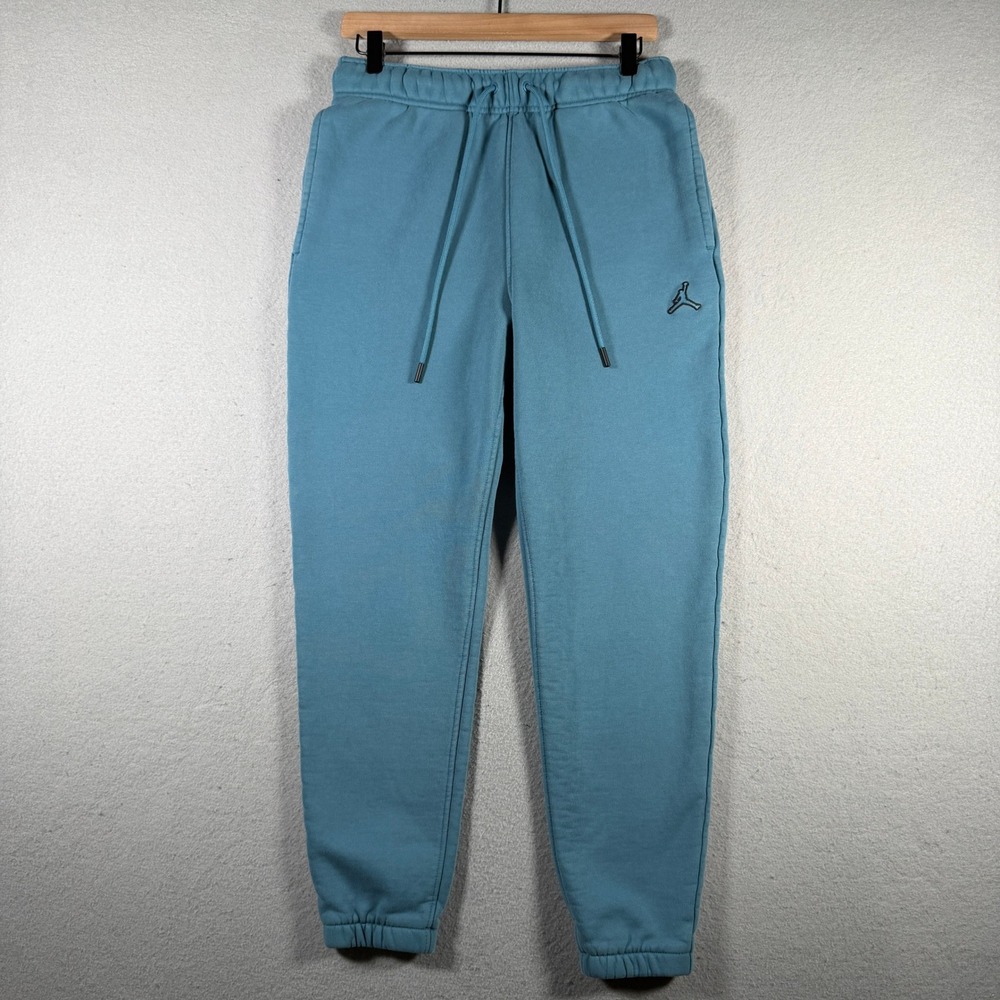 Jordan Essentials Fleece Pants Marina Blue Joggers DA9820-415 Mens Small